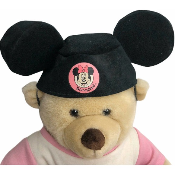 Build-A-Bear Stuffed Plush Disney Minnie Mouse Shirt Ears Hat Outfit Disneyland - Picture 2 of 6